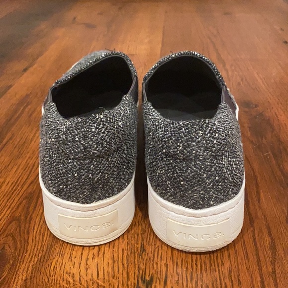 lightly worn tweed Vince platform sneakers - Picture 4 of 4
